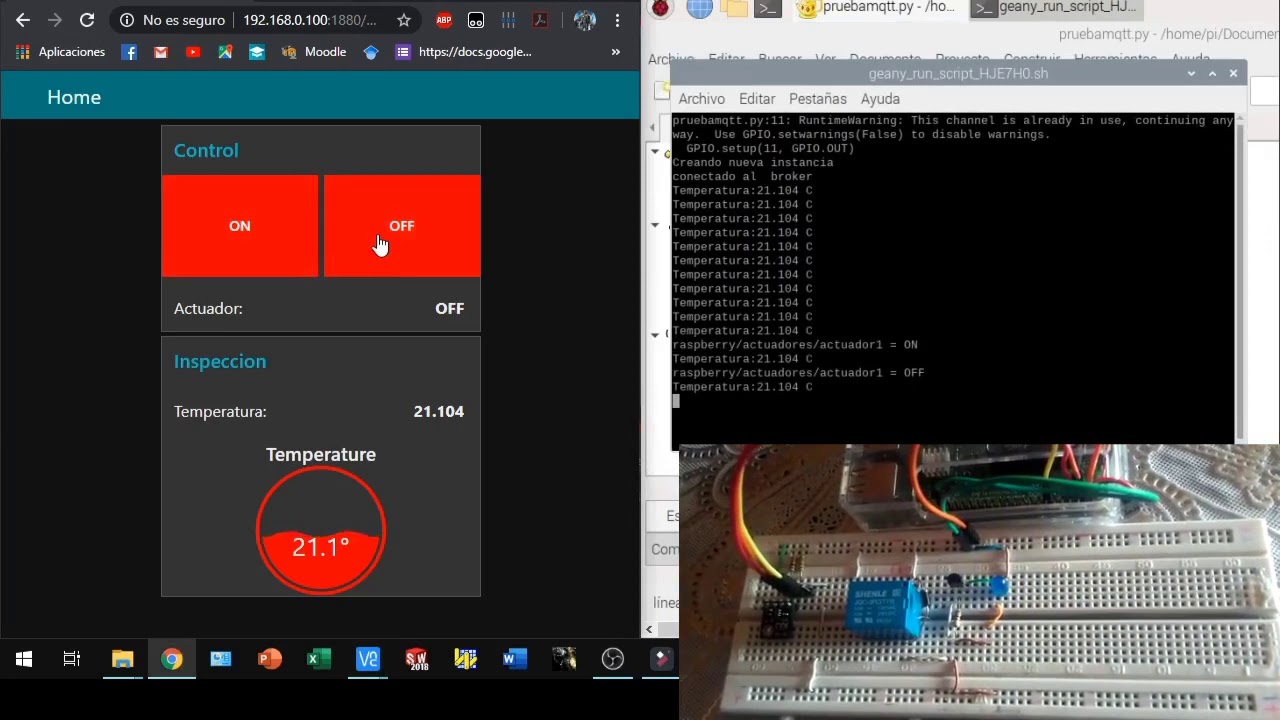 MQTT, DASHBOARD(NODE_RED),PYTHON Y RASPBERRY PI - YouTube