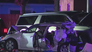 Woman and 4 children killed; person detained after Miami Gardens crash