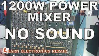 Studiomaster Powerhouse Horizon 1208 1200W Powered Mixer - No Audio Output  LER #070