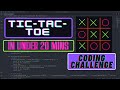 Coding Challenge 2: Tic Tac Toe Game | Python | Tutorial |