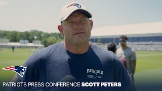 Scott Peters: "Developing and mastering those skills." | New England Patriots Press Conference