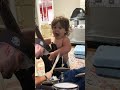 Metal baby sings “you are my sunshine” #shorts