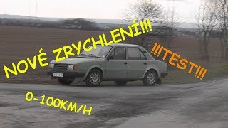 TEST ŠKODY 125L #3,!!NOVÉ ZRYCHLENÍ 0-100KM/H(:kutilovna:)