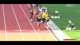 Mens 5000m final with new national record | 38th national games 2025 |