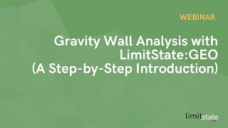 LSWEB23-4 | Gravity Wall Analysis with LimitState:GEO (A Step-by-Step Introduction)