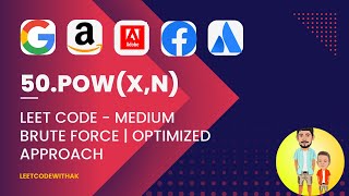 POW(x,n) | Binary Exponentiation | Leetcode 50 | LiveCode + Explanation | JavaScript