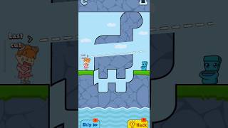 Rush to toilet Bridge puzzle Game #viralshort #skibiditoilet #shorts