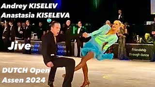 Andrey Kiselev - Anastasia Kiseleva | Dutch Open Assen 2024 | Jive | Professional Latin