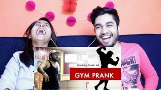 INDIANS react to GYM PRANK by NADIR ALI | P4Pakao