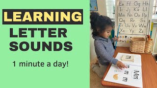 Learn Letter Sounds 1 Minute a Day