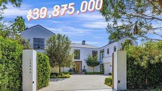 $40M Brentwood Luxury Home with a Spectacular Living Room