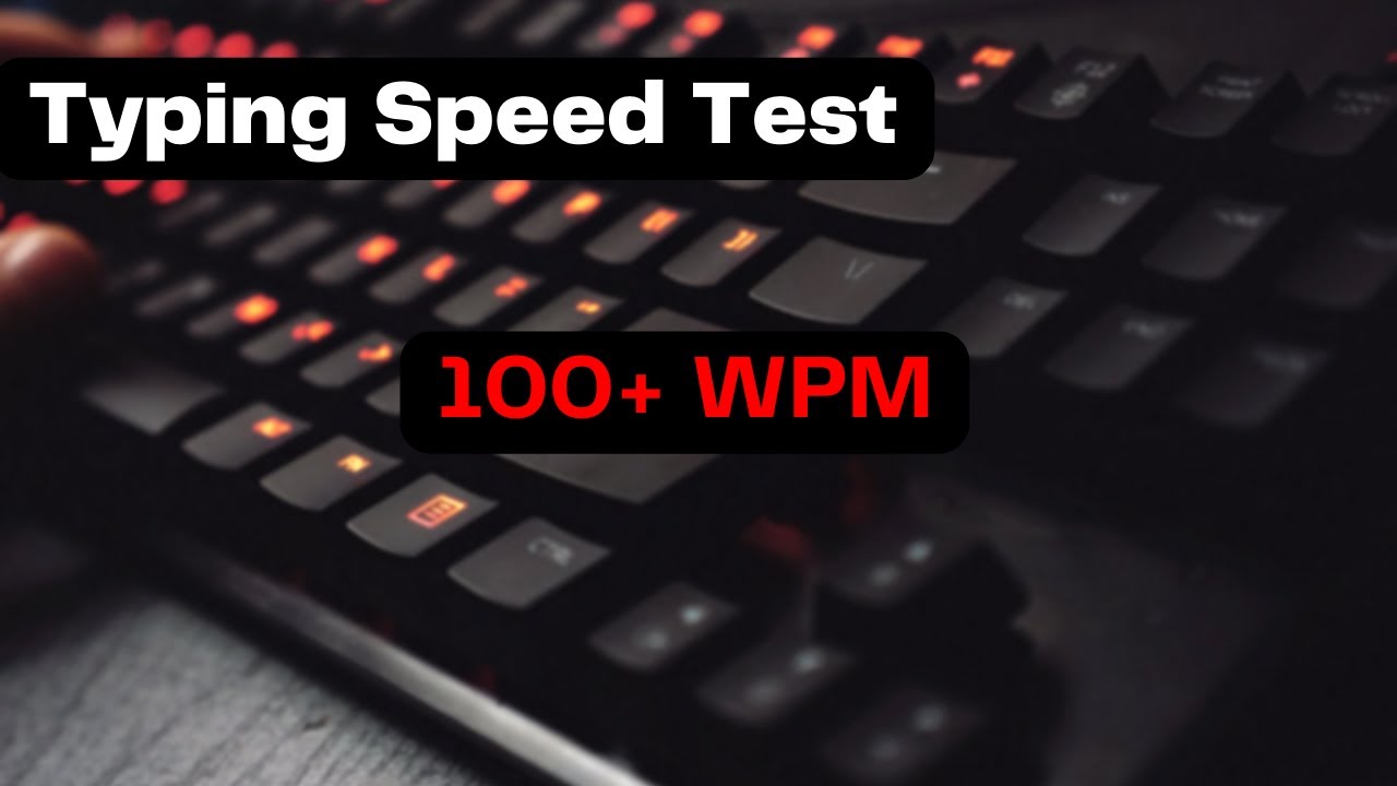 Speed Typing Challenge Youtube