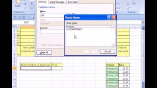 05 Excel Magic Trick #5 Data Validation List & VLOOKUP