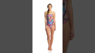 Speedo Flipturns Zap Attack One Piece Swimsuit | SwimOutlet.com