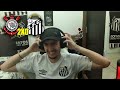 react corinthians 2x1 santos paulistÃo 2025