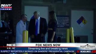 WATCH: ON His Birthday, President Trump Visits Steve Scalise At The Hospital (FNN)