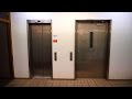 Amazing 1980s Reber Schindler R-series fast traction elevators @ Rosenkrantz' gate 9, Oslo, Norway