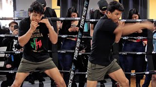 JAIME MUNGUIA REVEALS SURPRISING SPEED! FIRES OFF RIGHT HANDS DURING WORKOUT AHEAD OF NEXT FIGHT