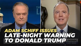 Schiff Delivers Brutal Blow to Trump in Middle of Late-Night Senate Votes