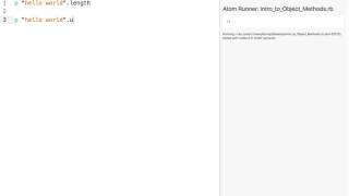 Learn to Code with Ruby - Section 02 - Lesson 09 - Intro to Object Methods