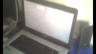 White screen on toshiba satellite pro .avi