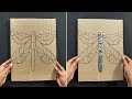 Awesome Dragonfly Making With Broken Mirrors/DIY Wall Hanging from Waste Materials/Home Decor Craft