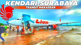 KENDARI-SURABAYA Transit MAKASSAR By Lion Air