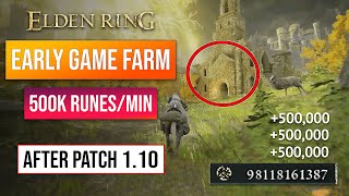 Elden Ring Rune Farm | Early Game Rune Glitch After Patch 1.10! Level up Fast!
