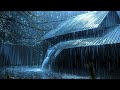 🔴 Relaxing Rain Sounds on Tin Roof for Deep Sleep, Heavy Rain and Thunder, Rain Sounds for Sleeping