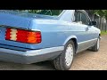 C126 Mercedes-Benz 560 SEC most favorite coupe S-class, 1987