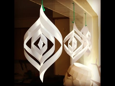 Quick and easy paper Christmas decorations Quick and easy paper Christmas decorations