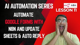 Automate Google Forms with n8n: Trigger Webhooks, Send Welcome Emails, and Update Sheets