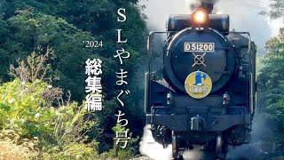 【‘24総集編】「SLやまぐち号」山口線！BGM無し#slやまぐち号 #蒸気機関車 #steam locomotive