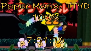 Paper Mario: The Thousand-Year Door - 100% Speedrun in 7:51:16