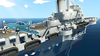 SINKING AIRCRAFT CARRIER SURVIVAL! - Stormworks Multiplayer Gameplay