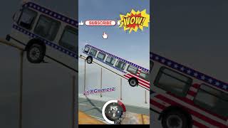 Flying Bus Jump in Beamng #beamngdrive #beamng #gaming #shorts #short #trending #funny #gameplay
