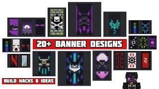 Minecraft : 20+ Banner Ideas and Designs! [Inspiration & Tips]