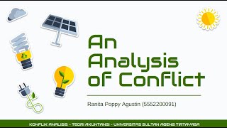 An Analysis Conflict - Analisis Konflik