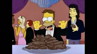 Homer meets George Harrison