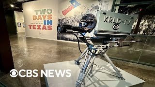 Camera that captured Lee Harvey Oswald interview on display in JFK exhibit