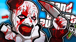 GTA 5 MA SONO IL CLOWN PAZZO DI TERRIFIER! ENTRO IN UN CIMITERO MISTERIOSO E... *ART THE CLOWN*