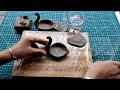 easy handmade clay diya making at home peacock shape clay diya making diwali special