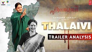 THALAIVI - Trailer Preview | Kangana Ranaut | Arvind Swamy | Bhagyashree | Vijay |