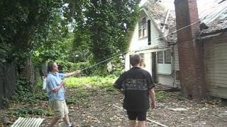 The Exploding Chimney - What happens to a fireplace that falls over in an earthquake