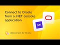 Connect Oracle with C#