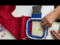 how to embroider christmas stockings easy way for embroidering a name or monogram on a stocking.