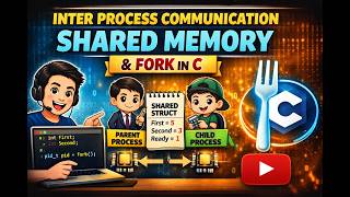 C Programming: Shared Memory IPC with fork() | Complete Practical Tutorial