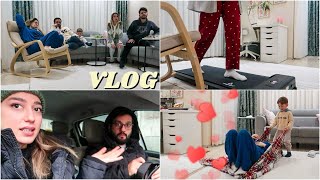 DAMSIZ ALMIYORUZ ❌ BİRLİKTE MAÇ GECESİ 🏟️ ÇİKOLATA İSTEMİYOR 😳 HANDE UZUNLAR GÜNLÜK VLOG