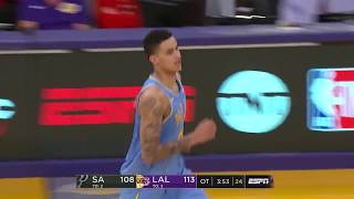 Kyle Kuzma Drops 30 Points in Lakers OT Win Over Spurs