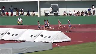 220708 中学県総体 共通男子1500m予選2組